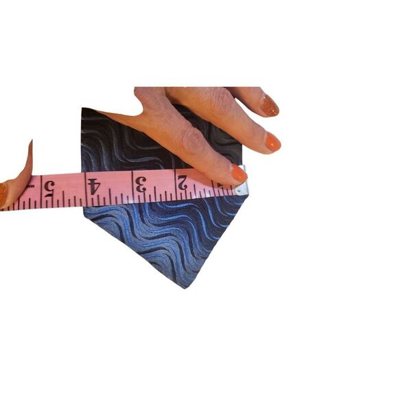 Bugatti Neck Tie Mens Luxury Blue Abstract Silk Business Church Made in USA‎ - Picture 11 of 12